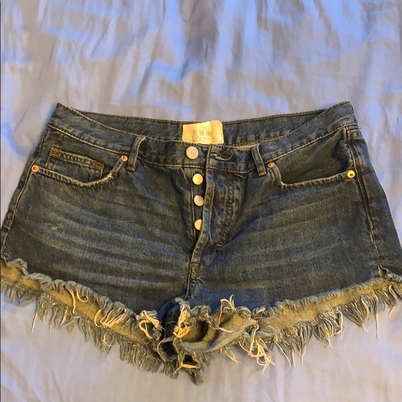 Free People Pants - Free People Cut-Off  High Waisted Denim Shorts